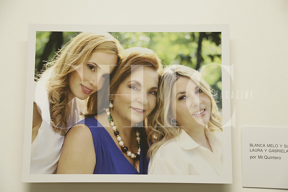 Blanca Melo de Sotomayor y sus hijas Laura y Gabriela Sotomayor