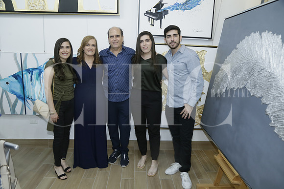 Marcela García, Marcela Marcos, Eduardo García, Valeria García y Eduardo García