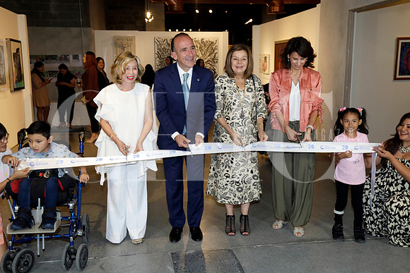 Ana María Montes de Oca, Ernesto López Clariond, Lily Navarro y Susana Ortiz de Garza