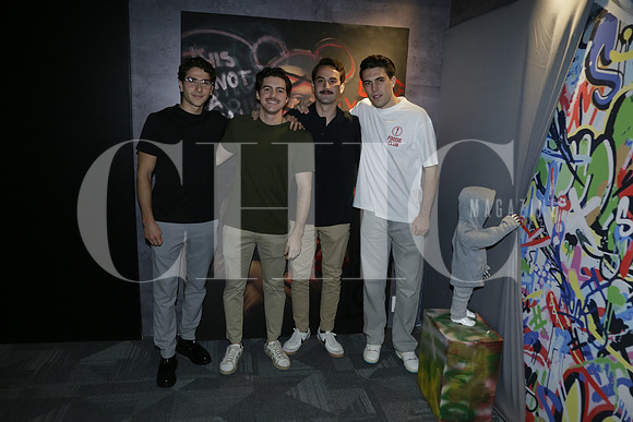 And´res Ballesteros, Santiago Llanesa, Isaac Camy y Gabriel Abrahamo
