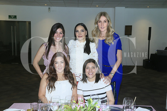 Macela de Garza, Brenda Pérez, Elsa Peña de Solano, Janeth de Cavazos y Lili Velázquez
