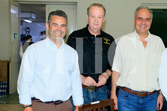 Andres Pintos, Luis David Ortíz y Adrian de la Garza