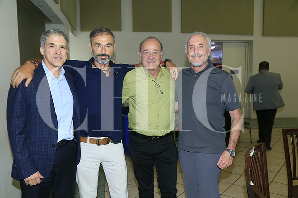 Jesús Herrera, Salvador Villarreal, Javier Navarro y Guillermo Pérez Salinas