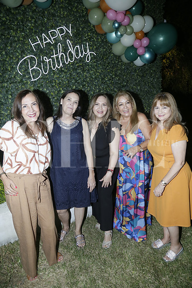 Salome Cárdenas, Ana Velia Ayala, Ileana De los Santos, Ileana Garza y Carmen de Roppe (2)