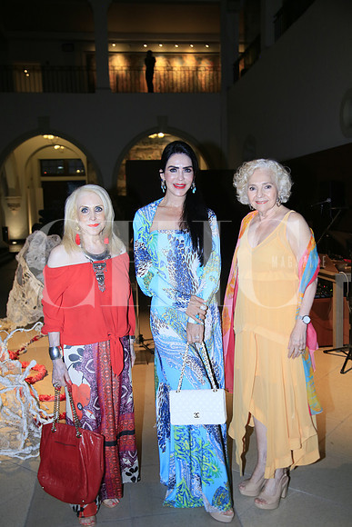 Tey González de Salas, Martha de Ruiz y Yolanda Garza
