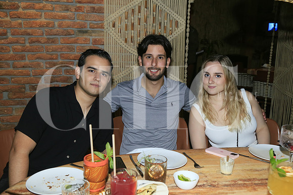 Bruno Rossi, Marcelo Madero y Verónica Hernández
