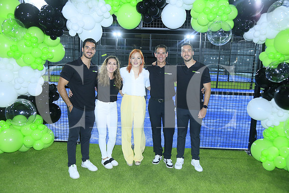 Nicolás Olivarez, Patricia Álvarado, Samantha Covarrubias, Gustavo Marcos y Alejandro Olivares