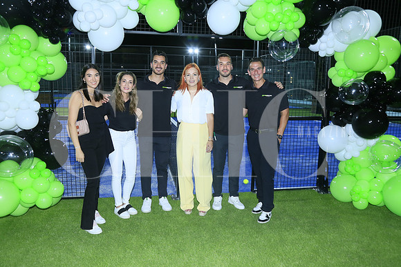 Regina Olivares, Patricia Álvarado, Nicolás Olivarez, Samantha Covarrubias, Alejandro Olivares y Gustavo Marcos