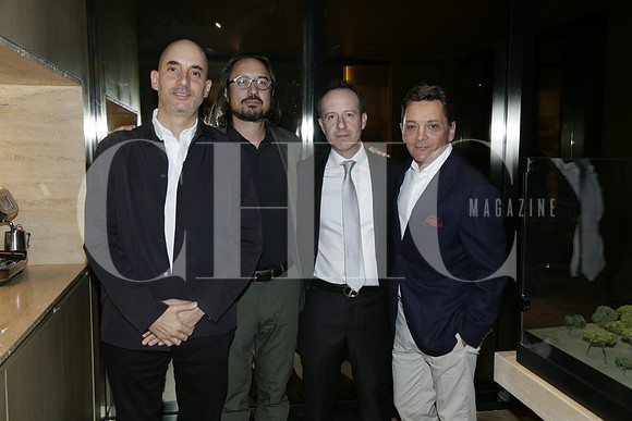 Manuel Cervantes, Javier Sánchez,  Hussam Elbahra y Eduardo Garza Rivapalacio