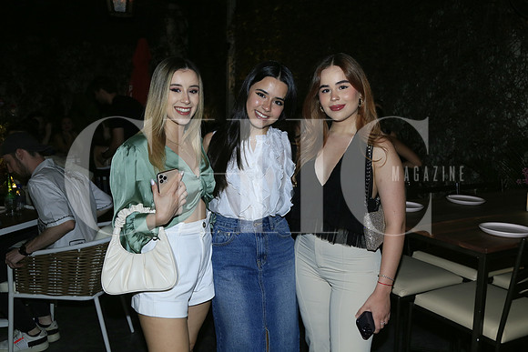 Karina de Hoyos, Carolina Herrera y Mar Marroquin