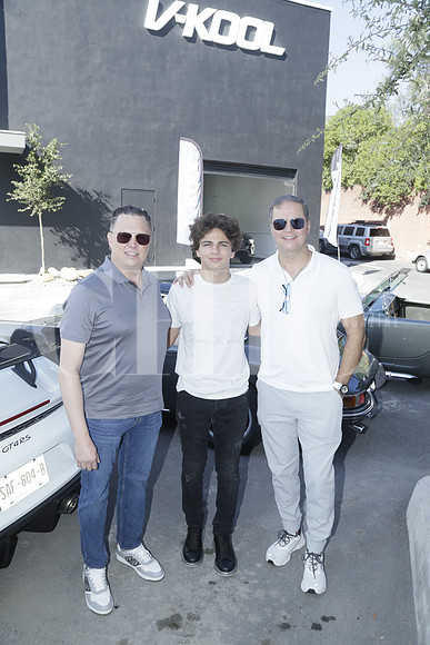 Carlos González, Bernardo Farias y Orlando Farias