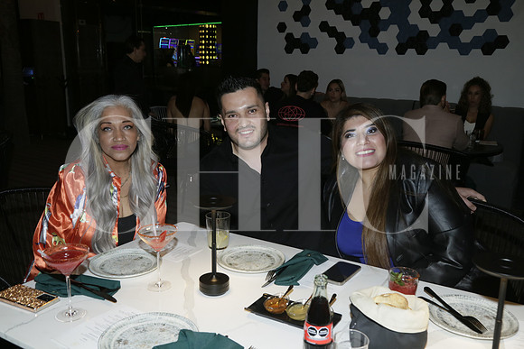 Laura Saldaña, Daniel Gómez y Ale Rodríguez