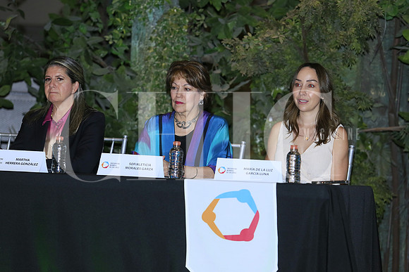 Martha Herrera, Sofialeticia Morales y María de la Luz García de Colosio