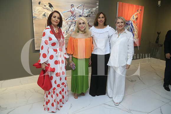 Amalia Lozano de Maiz, Tey González de Salas, Daniella Queirolo y Soraya Rodríguez