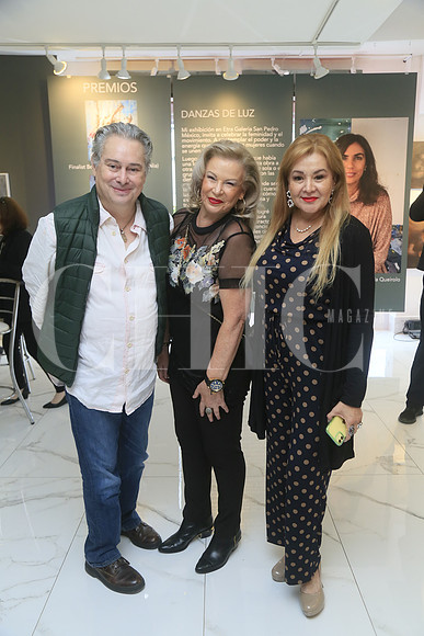 Raúl Godínez, María Elena Bolsón y Alma Cortés