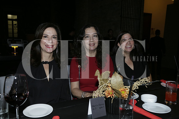 Adriana Ballesteros de Garza, Gabriela Grajeda de Guzmán y Myriam Vela de Canales