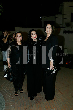 Monica Belden, Magadalena Herrera de Calderon y Elsa Plomeyer