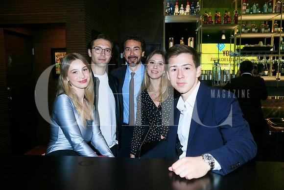 Catalina Santos, Roberto Clariond, Eudelio Garza, Milena Garza y David Garza,