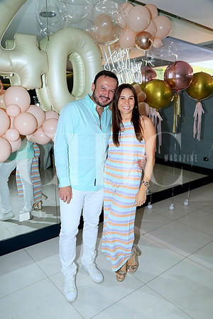 Salvador Martínez y Mariel Pimentel