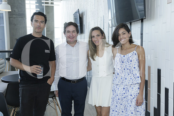 Armando de la Fuente, José Vayina, Lorena Mellado y Nora Canales