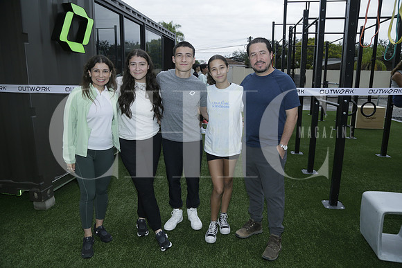 Lupita Verlanga, Rebeca Panti, Andrés Panti, Ivanna Panti y Humberto Panti
