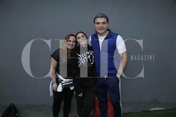 Marla Treviño, Ana Sofia Silva y Ernesto Silva