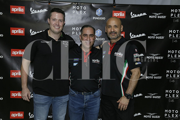 Eduardo Ortega, Víctor Vega y Luis Barrañion