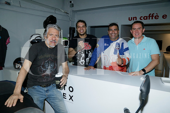 Felipe Medina, Oscar Soto, Carlos Saldaña y Leonardo Ruíz