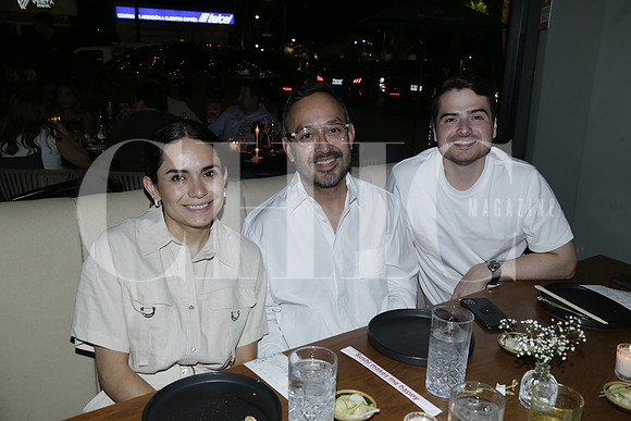 Monserrat Ayup, Rodrigo Alcocer y Gonzalo Netel
