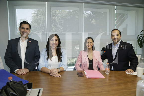 Hermes Hernández, Daniela Jiménez, Gabriela Beltrán y Alejandro Poiré