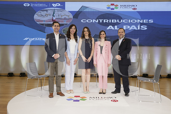 Hermes Hernández, Daniela Jiménez, Regina Reyes, Alejandro Poiré y Gabriela Beltrán (4)