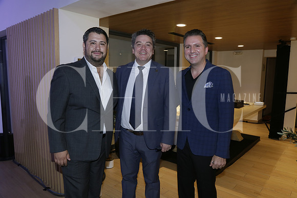 Armando Villarreal, Oscar Torres y Adrián Bichara