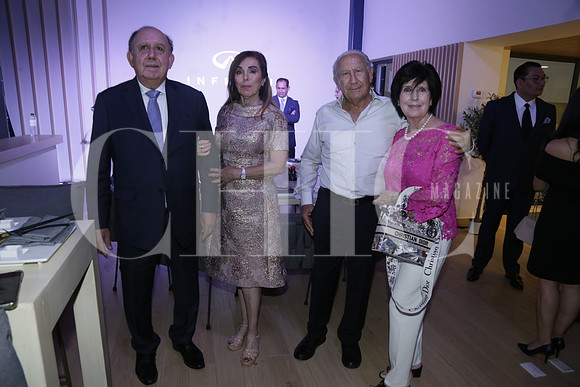 Bernardo Bichara, María Esther Assad de Bichara, Eduardo Assad y Mela Assad