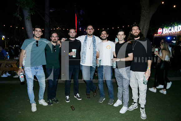 Diego Martínez, Daniel García, Diego de Silva Alejandro Guajardo, Chum Torres, Bernardo Martínez y Manuel Kalionchis