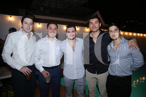 Paco Contreras, Carlos González, Eugenio Gutiérrez, Diego Saldaña y Ramón Santos