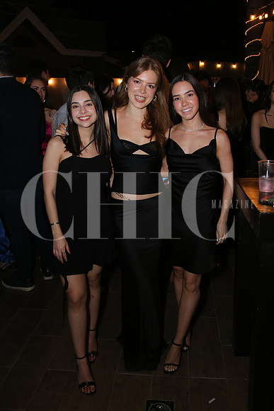 Valeria Casso, Alexandra de la Garza y Fatima de la Fuente