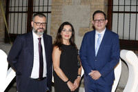 Alejandro Estrada, Diana Derameri y Manuel Martínez 1