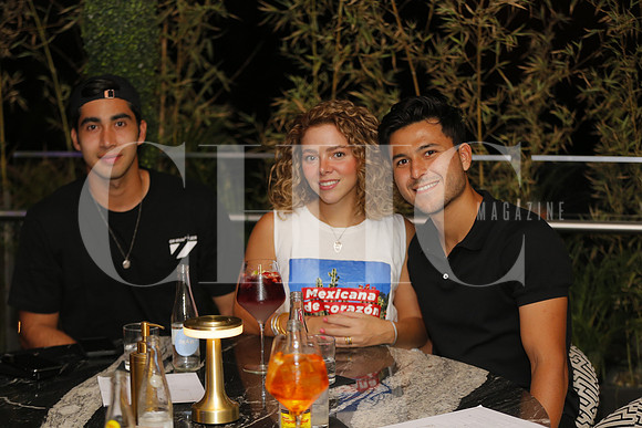 Diego Gonzalez, Frida Castillo  y Mauricio Teran
