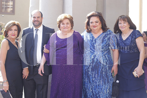 Rosy Giacoman, Eduardo Bichara, Rosa Marcos de Giacoman, Victoria Giacoman de Jamud y Sandra Giacoman 8