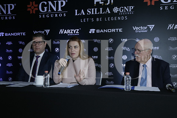 Hernaldo Cárdenas, Alejandra Romo y Leopoldo Palacios