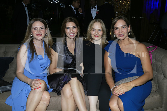 Carolina Menendez de Lozano, Myriam Morales de Gibertti, Marcela de los Santos y Laura Chapa de los Santos