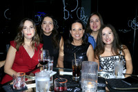 Claudette Marroquin, Alicia Paez de Castro, Marú Treviño, Nilde Treviño de Flores yTania Assad de González