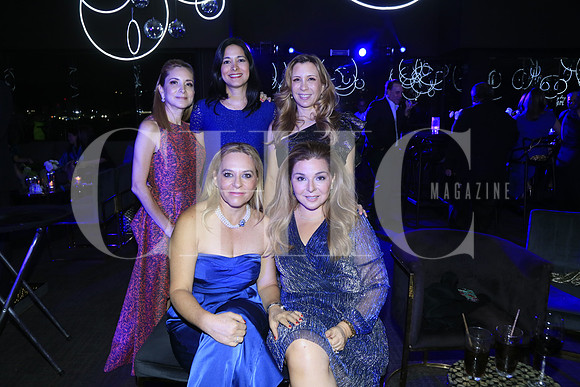 Claudia Reyes,, Annie Cantú de Pozas, María de la Garza, Graciela Covarrubias y Teresa Garza de Navarro
