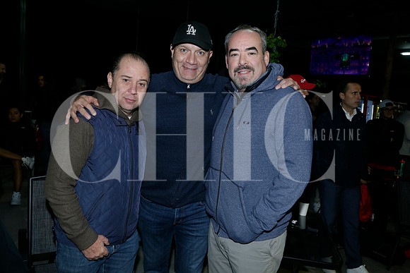 Gabriel Vázquez, Dany Guajardo y Rafael Candanedo