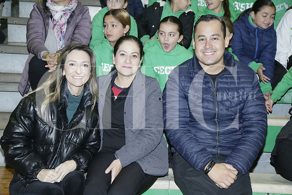 Mariana Tamez, Laura Hernández y Ángel Blanco