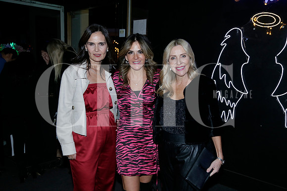 Olga Canales de Zambrano, Dora Pérez de Lozano y Alba Flores
