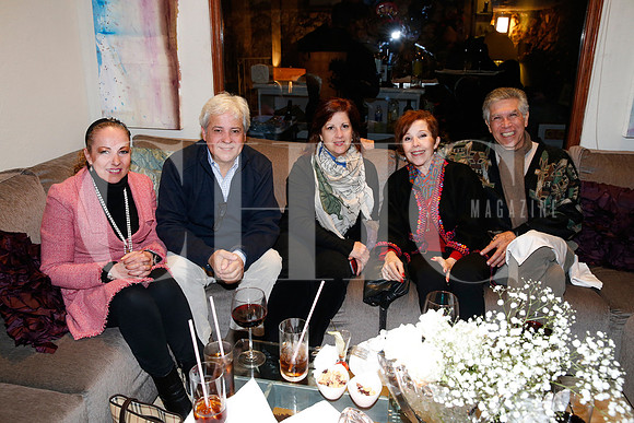 Mary Laguno, Alberto Llaguno, Bertha Llaguno, Patricia Ortiz de Rocatti y José Alberto Rocatti