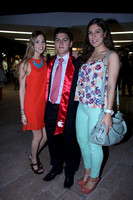 Claudia Walls, Diego Romero y Rosa Laila Romero