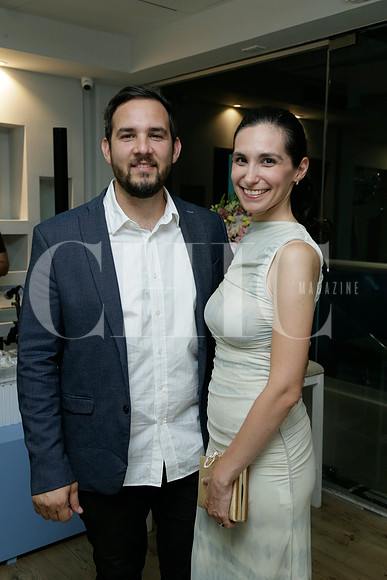 Luis Bocanegra y Alicia Ceja