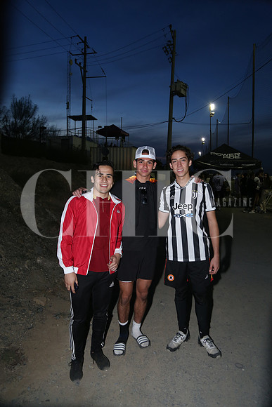 Alan Borrego, Dario Bortoni y Fernando Flores